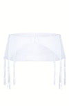 Roza Anuk Suspender Belt White