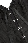 YesX YX886 Stunning Black Borcade Corset Up to 5XL
