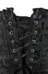 YesX YX886 Stunning Black Borcade Corset Up to 5XL