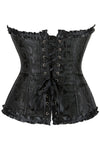 YesX YX886 Stunning Black Borcade Corset Up to 5XL