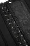 YesX YX886 Stunning Black Borcade Corset Up to 5XL