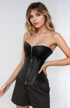 YesX YX888 Stunning Black Corset Up to 4XL
