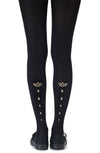 Zohara "Top Gun" Gold Print Tights