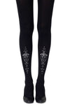 Zohara "Great Gatsby" Black Tights