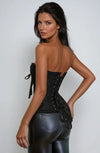 YesX YX896 Vintage Corset Style Black